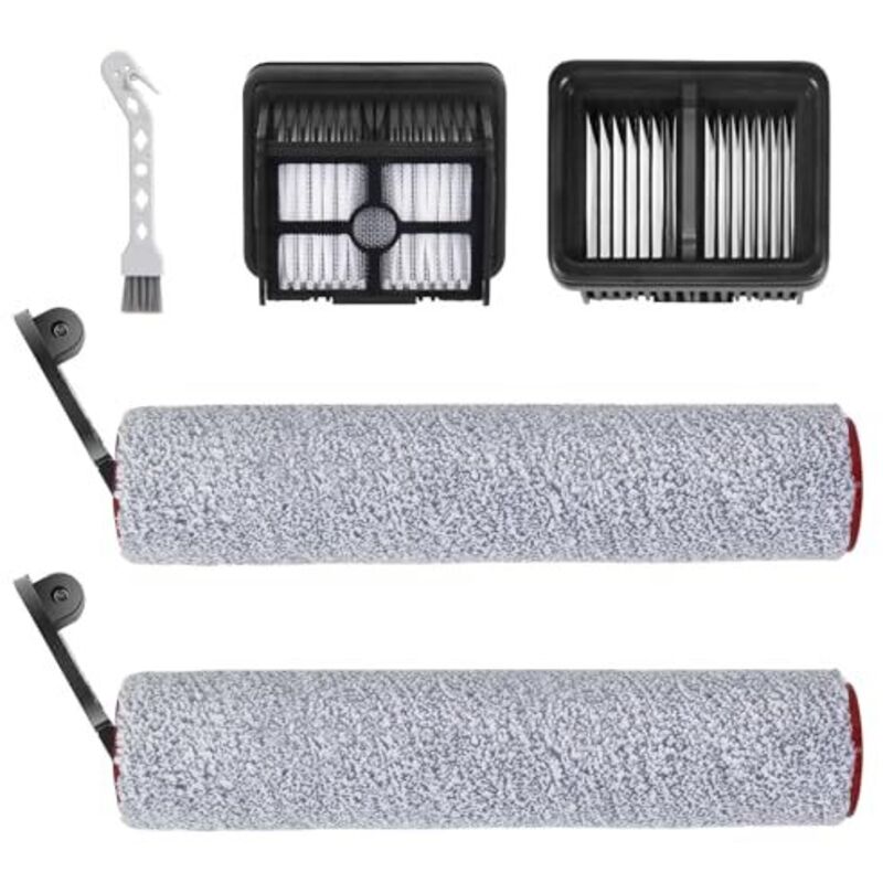 [NEVER USED] H12 Pro Accessory Kit for Dreame H12 Pro, H12 Dual Wet and Dry Vacuum Cleaner - 2 Rotating Brushes + 2 Filters + 1 Cleaning Brush