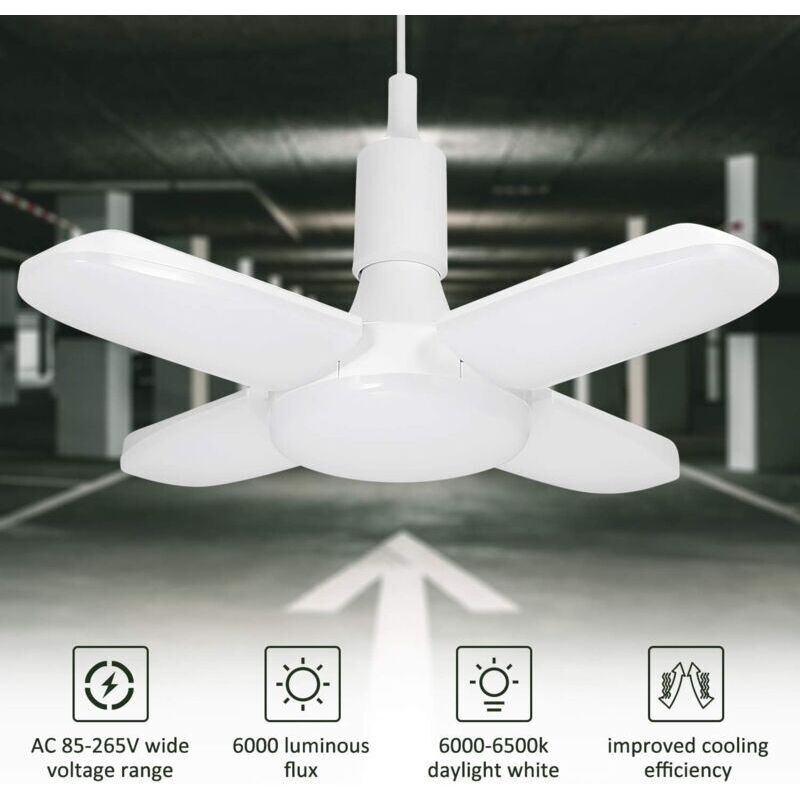 Image of [NEVER USED] LED Garage Light, 60W&hellip;