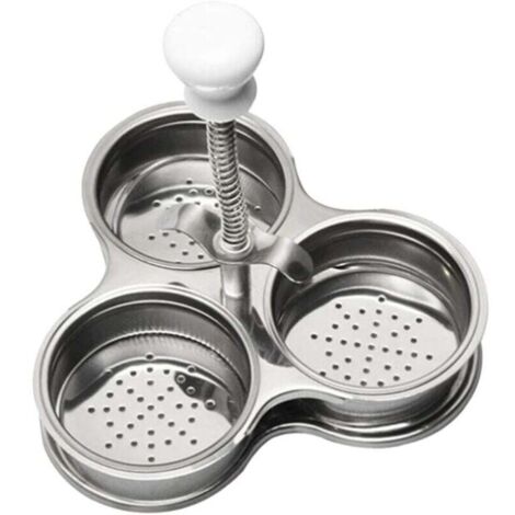 [NEVER USED] Luxshiny Egg Poacher Insert Stainless Steel Poached Egg Cooker