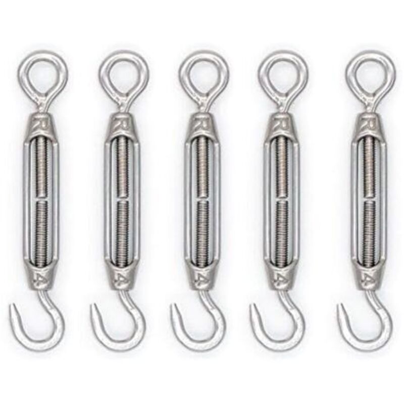 [NEVER USED] M4 stainless steel 304 hook and eye tensioner - Pack of 5