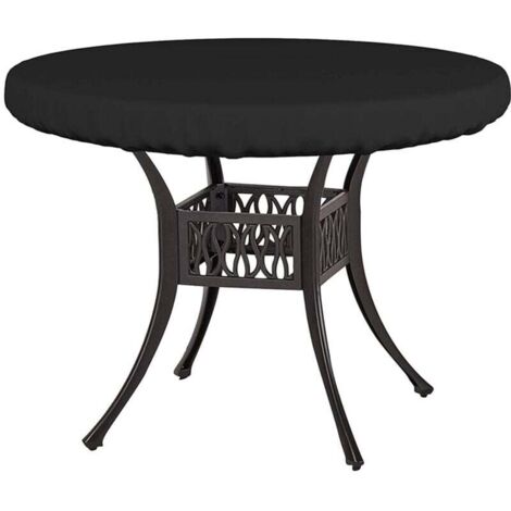 [NEVER USED] Outdoor Protective Cover for Coffee Table Small Coffee Table Cover Garden Furniture Cover for Small Round Table Top Bistro Table Cover Anti UV 210D Oxford Fabric Ø92x10cm