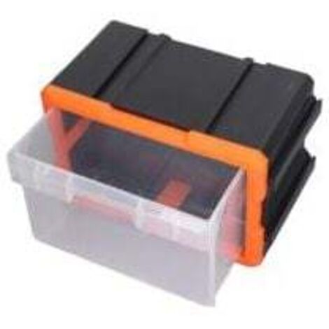 [NEVER USED] Plastic tool organizer 29.5x16.5 x19cm storage boxes drawers end stop storage box workshop garage