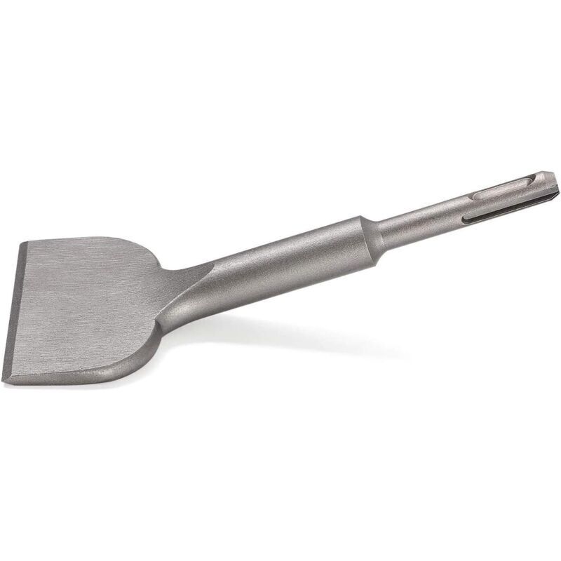 [NEVER USED] SDS PLUS Tile Chisel, 165mm x 75mm High Quality Expansion Series, Curved Chisel Tile Cutter for Ceramic and Floor Tiles