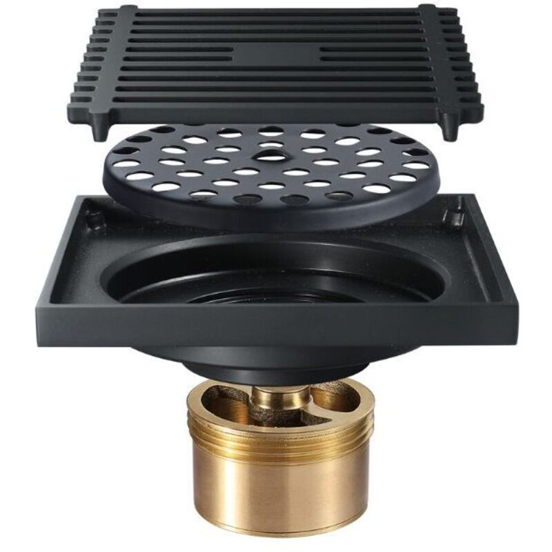 Image of Never used] Walk-in shower drain Black&hellip;