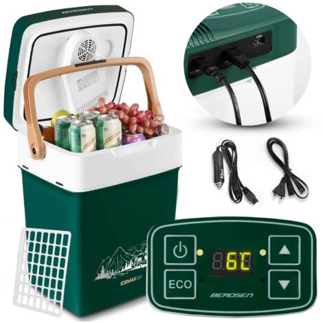 Nevera de viaje Berdsen Icemax de 29 litros con modo ECO - verde