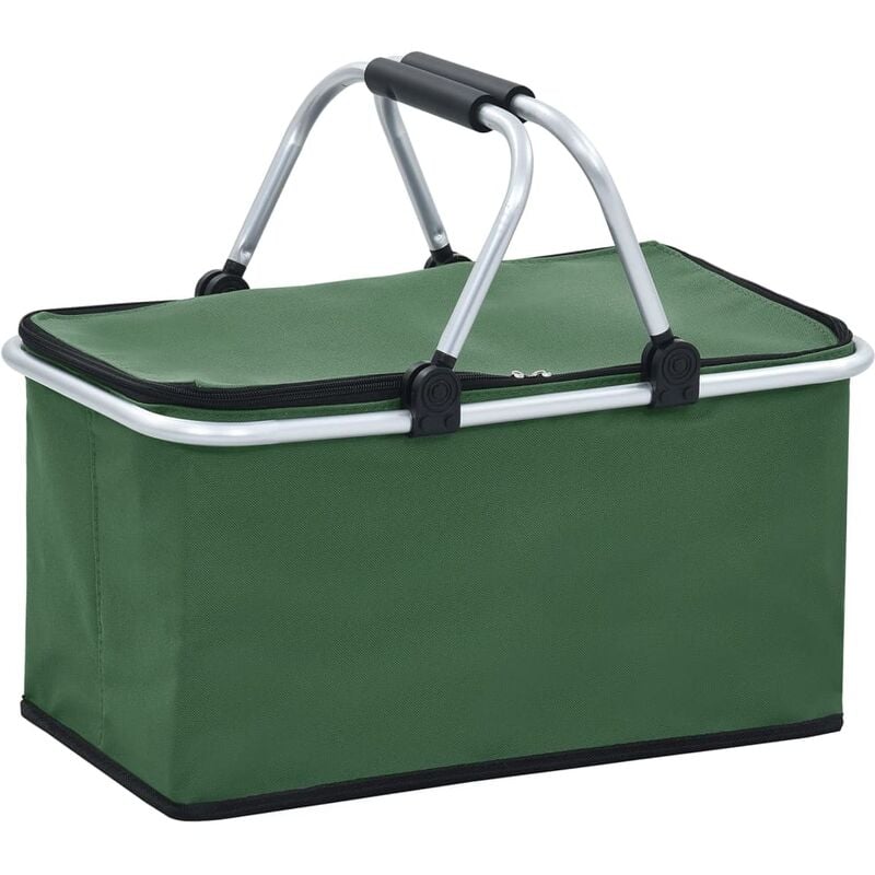 

vidaXL Nevera Plegable Aluminio 46x27x23 cm Verde - Verde
