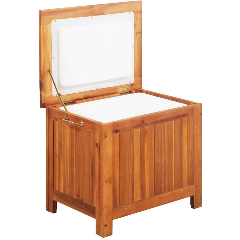 

Nevera portatil de madera maciza de acacia 63x44x50 cm