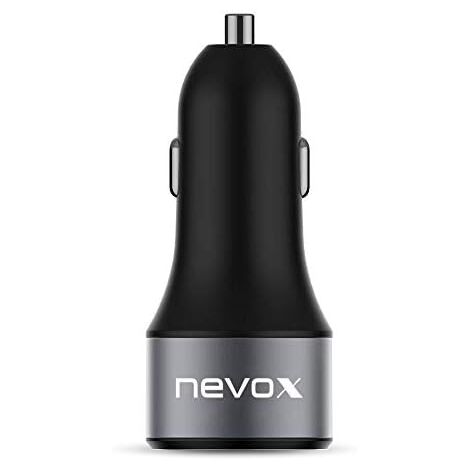 nevox 1679 Ladegerät de mobile Gerät Universal Black Lighter de Zigarette Quick Charge Auto