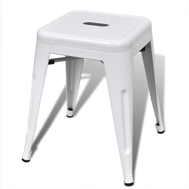 small white stool