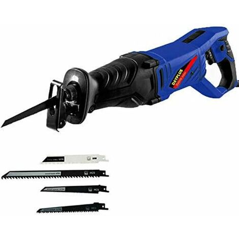 New 850W Electric Reciprocating Saw 240V 0-2800SPM 180�� Rotary Home Garden Saw with Blade Set for Wood Meat Bone Pipe Cutting
