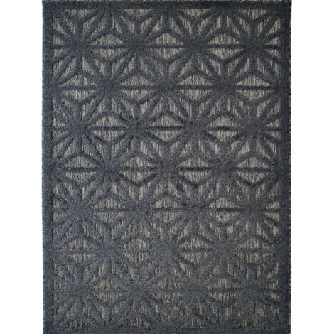 NEW AGE ART - Tapis à relief étoiles bleu 120x170