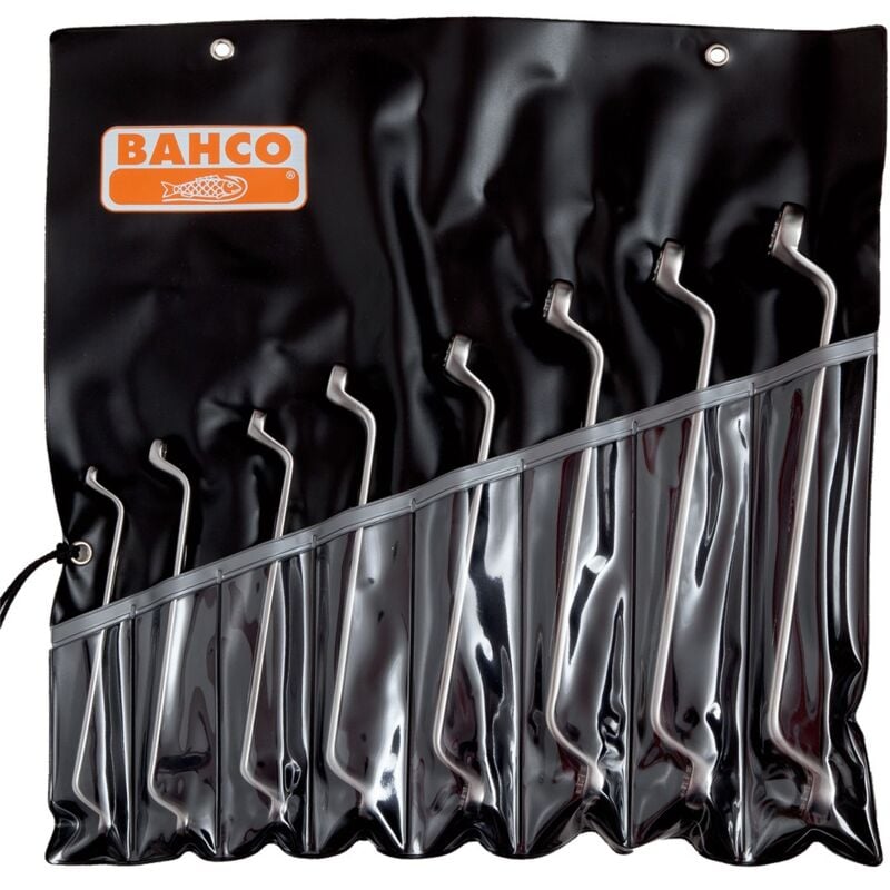Bahco - Set de 8 clés doubles longues coudées métriques 2M/8T