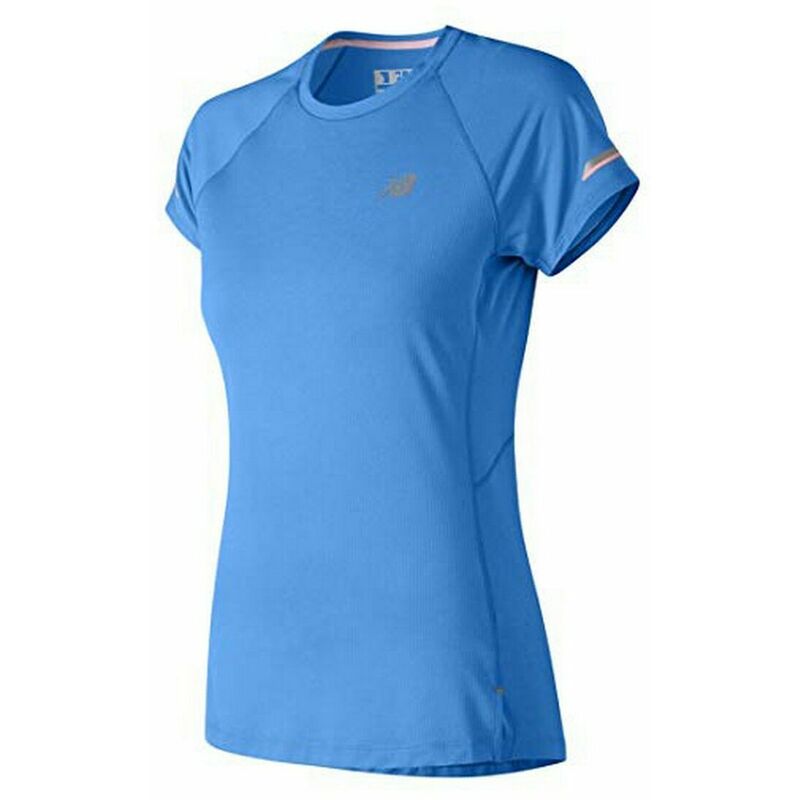 

New Balance Camiseta de Manga Corta Mujer ICE 2.0 WT81200 New Balance Azul L