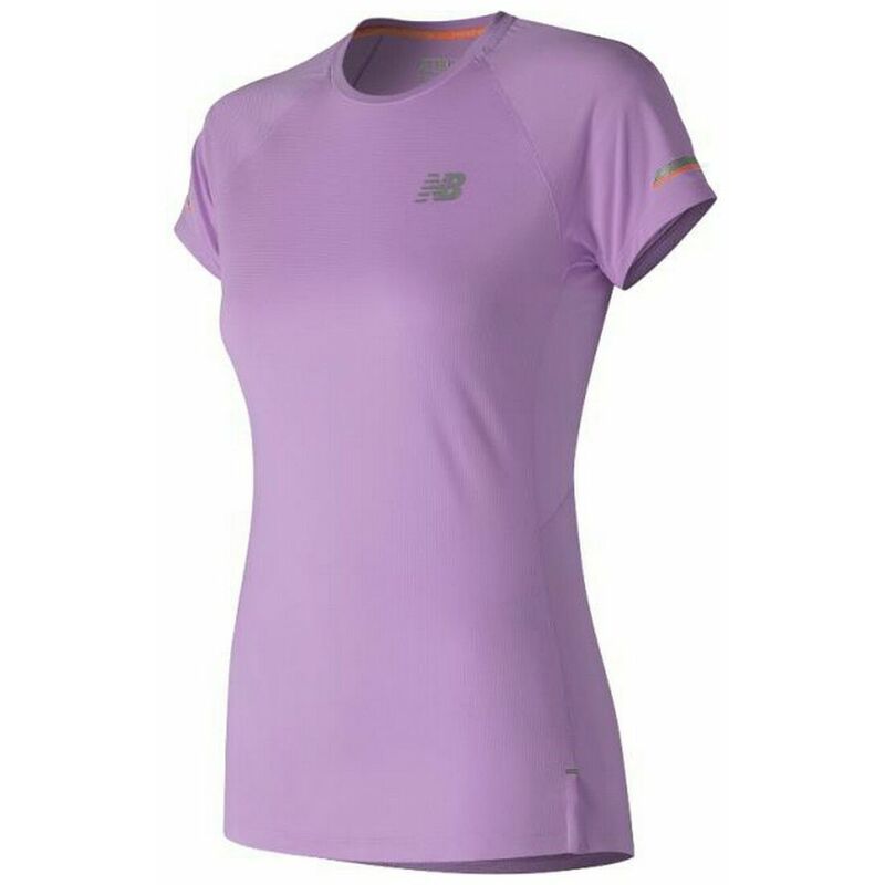 

New Balance Camiseta de Manga Corta Mujer ICE 2.0 WT81200VIG New Balance Morado L