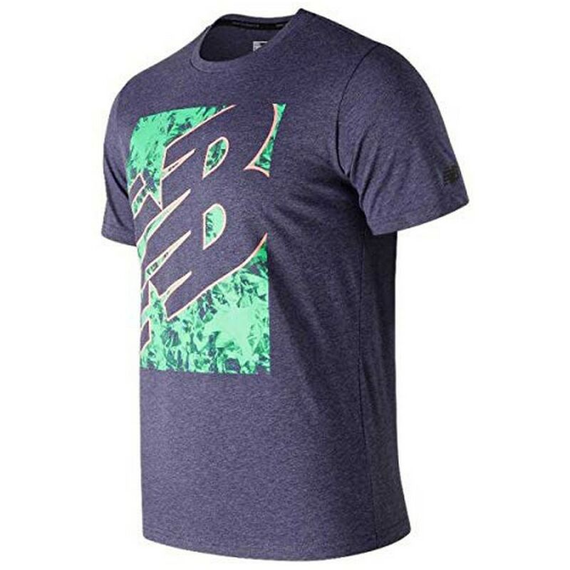 

New Balance Camiseta New Balance HEATHERTECHT MT91082 PGM Morado