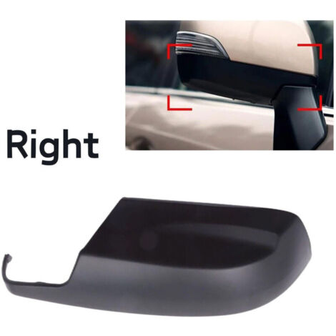 NEW Black Lower Side Mirror Cover for Subaru Legacy 2013-2014, Passenger Side