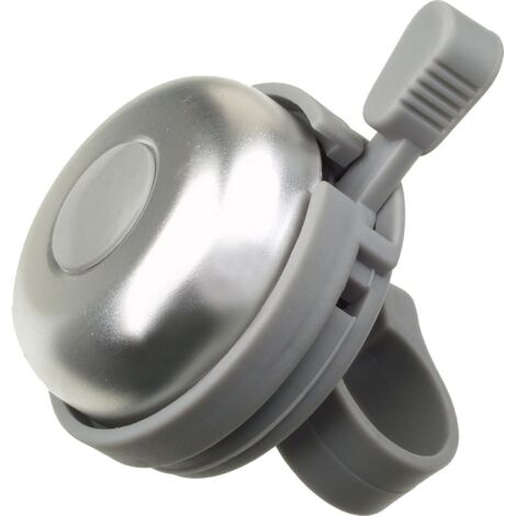 New campanello bici universale in plastica silver