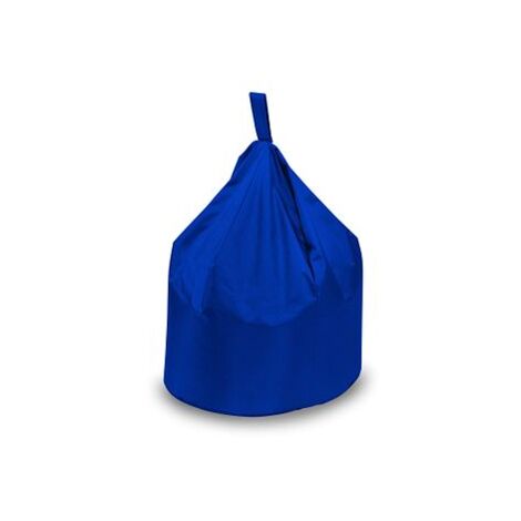 New Chino Bean Bag, Water and Weather Resistant, Suitable for Outdoor and Indoor Use with Foam Flakes Filling - Navy Blue