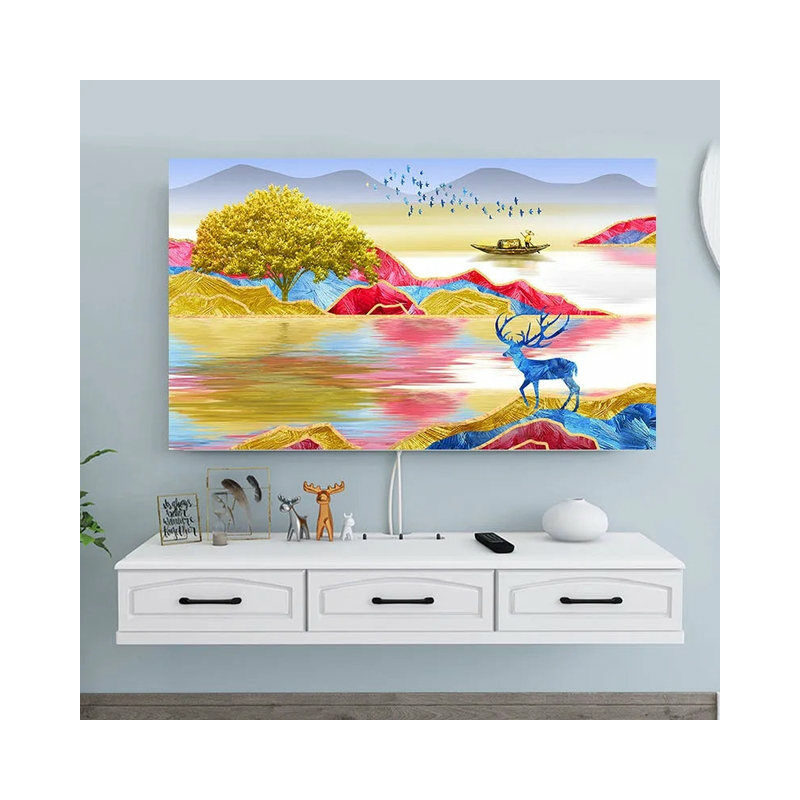 Tv Cover copertura antipolvere asciugamano Monitor...