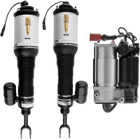 New for Bentley Continental VW Phaeton All 4 Air Suspension Strut Compressor Kit
