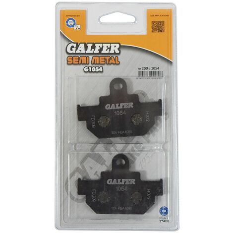 New Galfer Brake Pads FD209M Compatible with/Replacement for Suzuki GZ 125 Marauder 1998-2011, GZ 250 Marauder 1999-2011, LS 650 F Savage 1986-1989, LS 650 P Savage 1986-2004, RM 500 1985 FA106