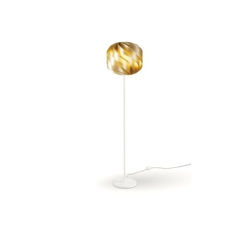 New Gold Metal Base and Stem Stehlampe Cm. 40 x 17 Uhr