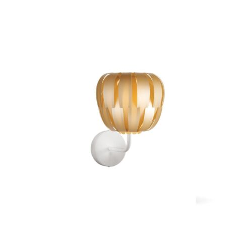 New Gold Wandleuchte aus Metall Cm. 29 x 31 x 33 Stunden