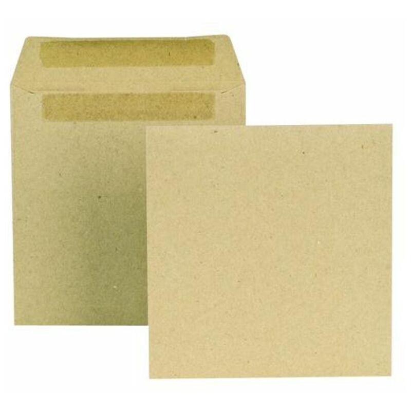 New Guardian - Wage Envelope 108x102mm Self Seal Plain 80gsm Manilla (Pack 1000)