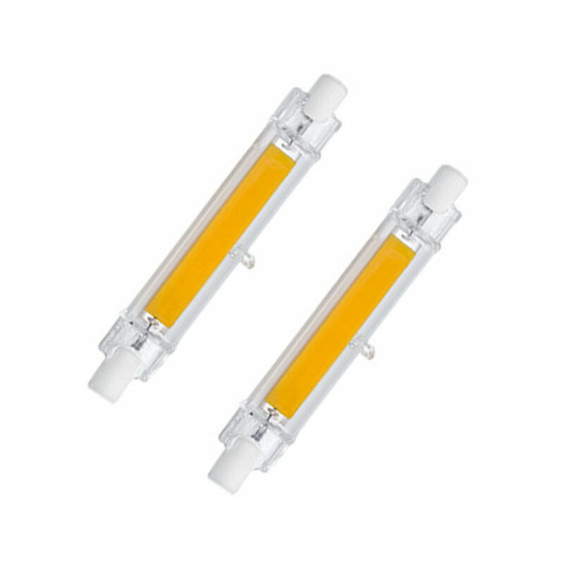 New High Bright R7S COB Horizontal Plug Lamp Flood Light Tube 13W Double Ended Metal Halide Lamp Replacement 360° Beam Angle R7S COB LED Linear Bulb
