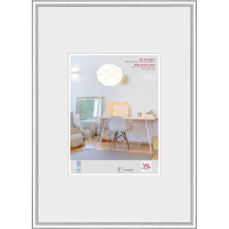 New Lifestyle Kst.Rahmen Kunstglas 060X080 SILBER