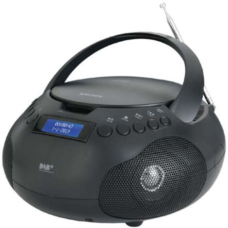 New Majestic AH-264 DAB Numérique DAB, DAB+, FM Noir Lecture de MP3