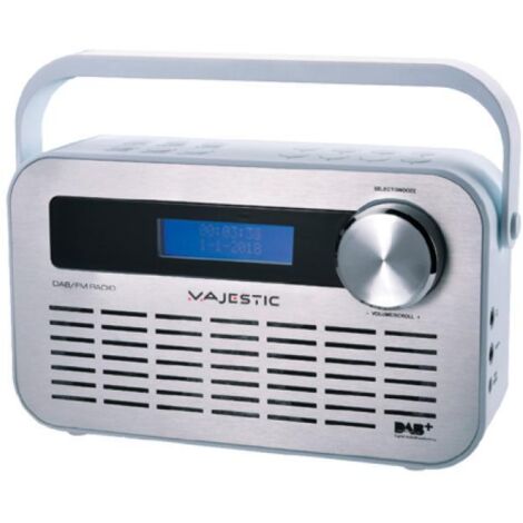 New Majestic DAB-843W radio Portatile Digitale Argento