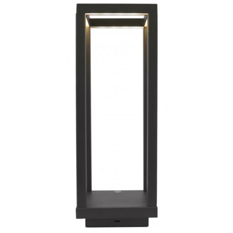 New Majestic Lampada LED 2W Ricaricabile Nero IP54 Regolabile Interno/Esterno