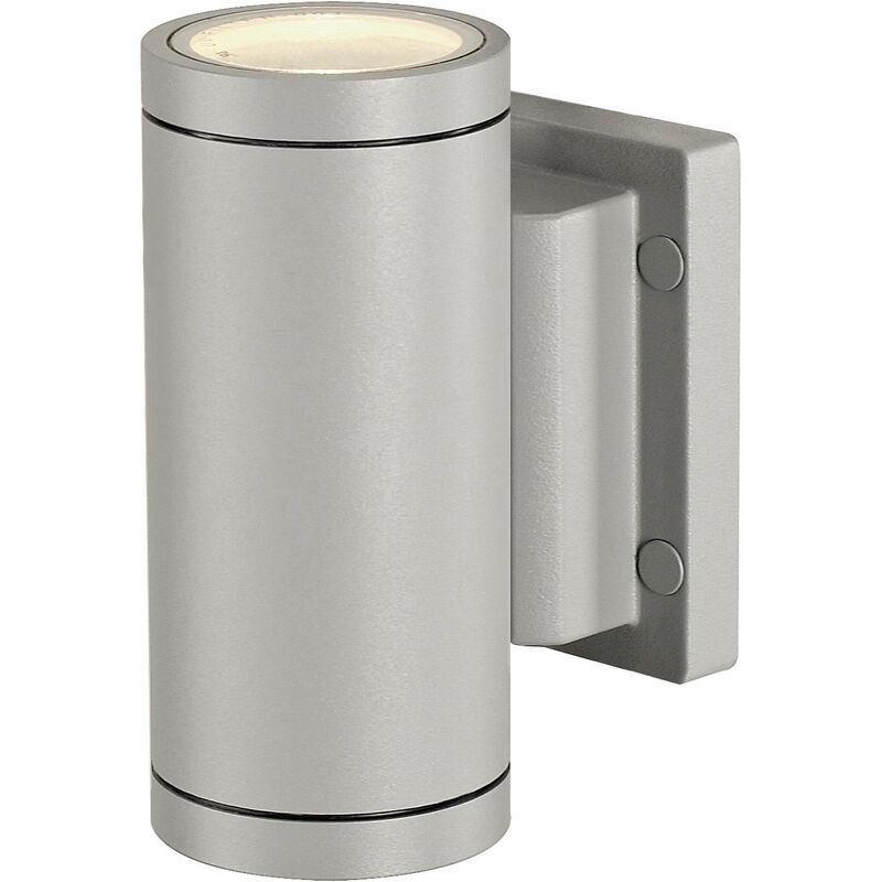 Applique murale d'extérieur New Myra Wall Up & Down GU10 gris-argent SLV A543401