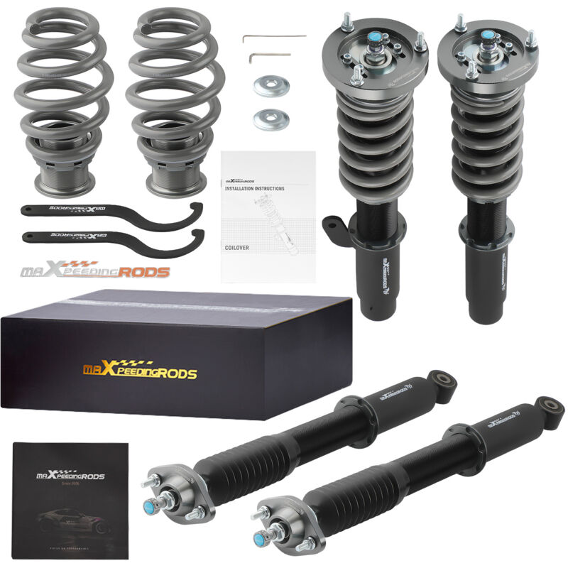Maxpeedingrods - Coilovers Suspension Kit for bmw 3 Series E46 Saloon/Coupe 2WD 98-05 318d 330ci