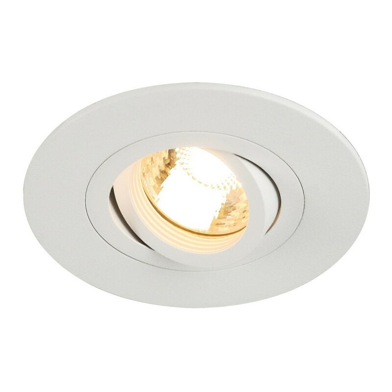 New tria 78 xl rond GU10 encastré blanc mat max. 50W clips ressorts (113441)