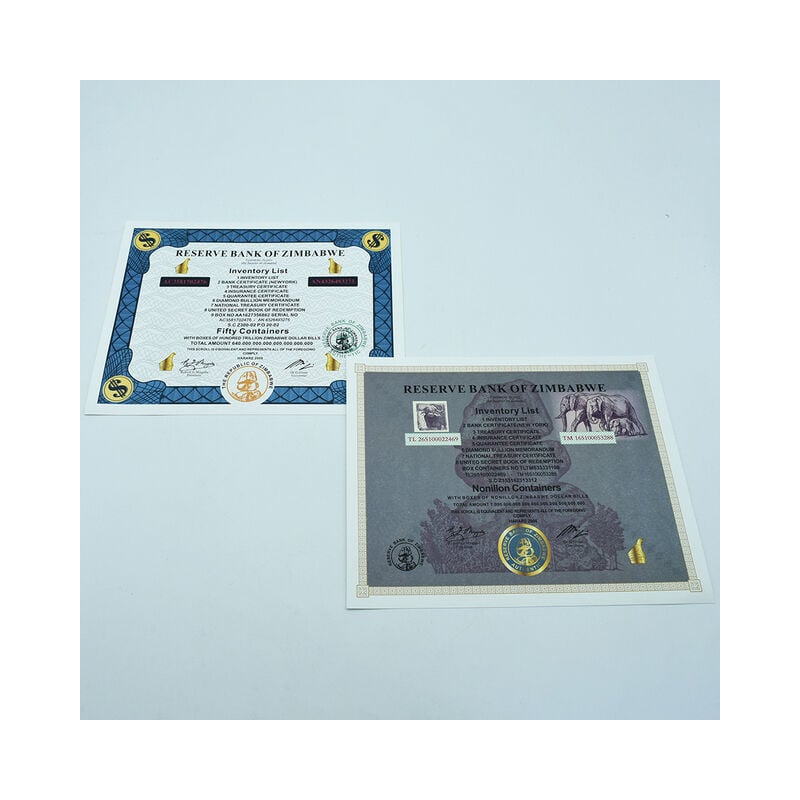 New Zimbabwe Notes Zimbabwe Coenyerfiet Money