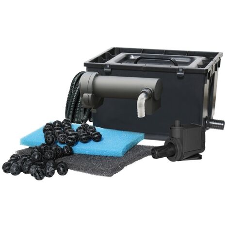NEWA KIT FILTRO LAGHETTO STAGNO 3000 COMPLETO DI POMPA UVC DA 7 W E TUBO