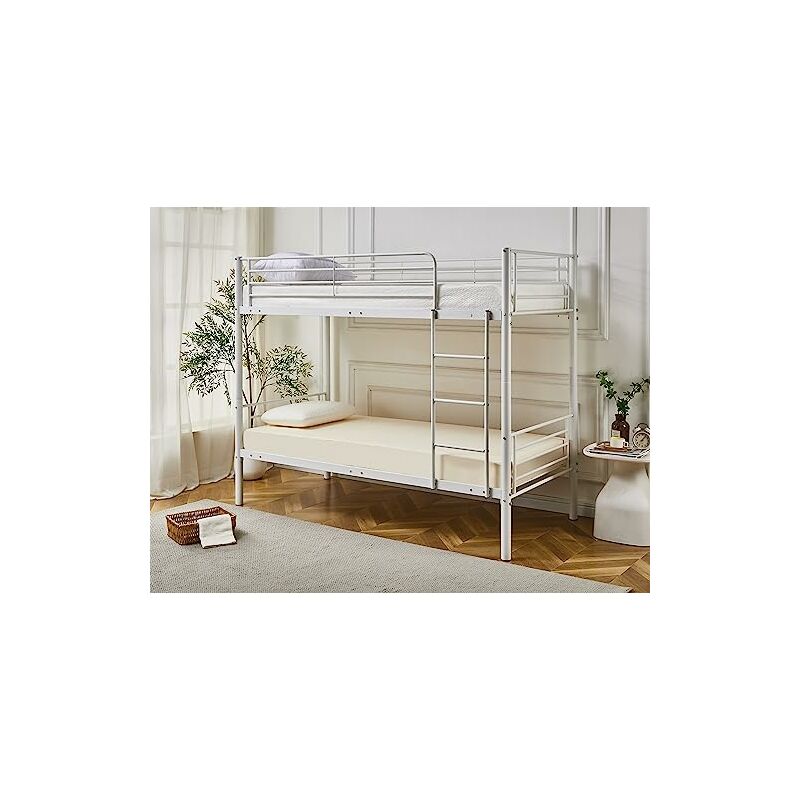 Newby White Bunk Bed - white