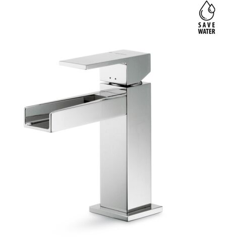 NEWFORM RUBINETTERIE Miscelatore lavabo con erogazione a cascata Newform Ergo Open 66512 | Cromo