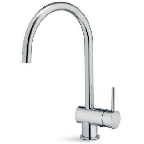 Newform XT Cromo Rubinetto Bagno con Leva Sanitaria, Cartuccia Ceramica 35mm, Girevole