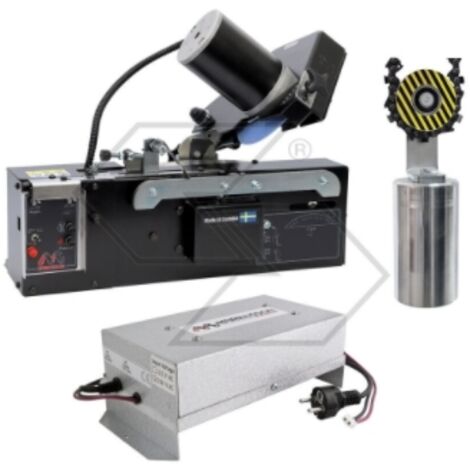 Newgarden – Affûteuse de chaîne pour tronçonneuse 12V – Moteur 144W – Vitesse 3250 tr/min – Affûtage automatique pour chaînes de 1,3 à 2,0 mm