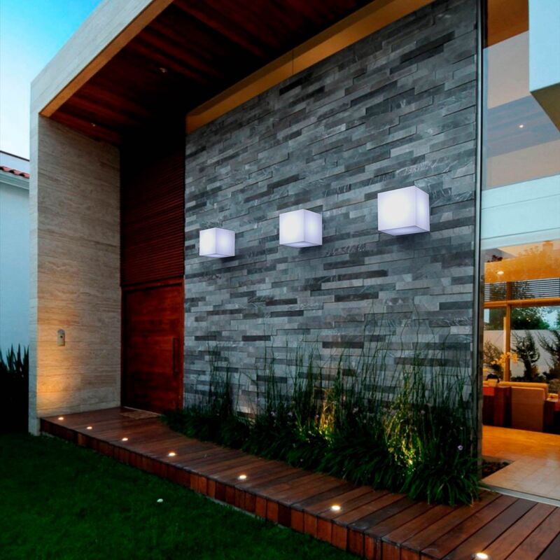 Cuby wall 20 cm Applique murale robuste. Ampoule non incluse. Fabriquée en Espagne