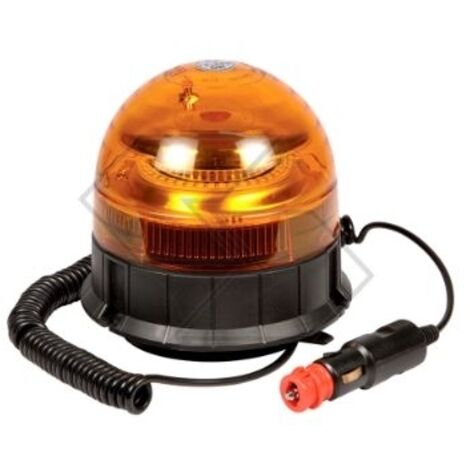 NEWGARDENSTORE Balise LED 12-24V ECE R65 base magnétique pour tracteur agricole