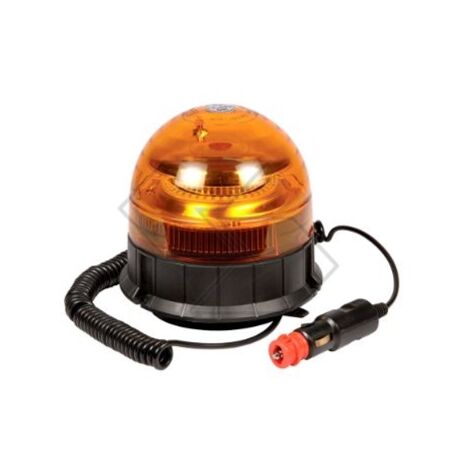 NEWGARDENSTORE Baliza led 12-24V ECE R65 base magnética para tractor agrícola