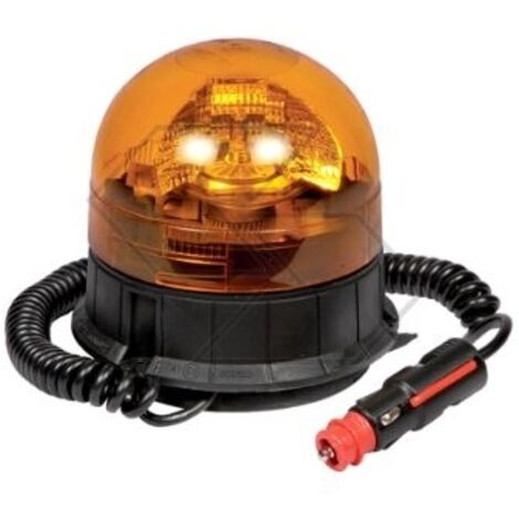 NEWGARDENSTORE feu tournant venus 12V base magnétique pour tracteur agricole A28439