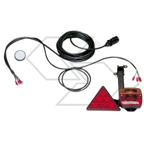 NEWGARDENSTORE Kit système pré-monté 5 services pour remorque agricole