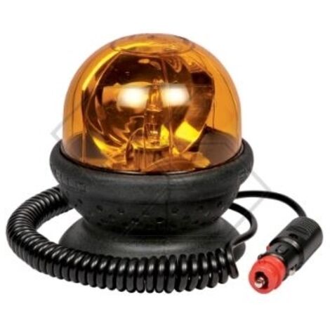 NEWGARDENSTORE saturnello gyrophare 12V base magnétique pour tracteur agricole