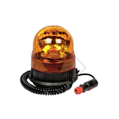 NEWGARDENSTORE vega baliza giratoria 12-24V base magnética para tractor agrícola