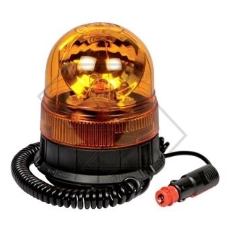 NEWGARDENSTORE vega gyrophare 12-24V base magnétique pour tracteur agricole